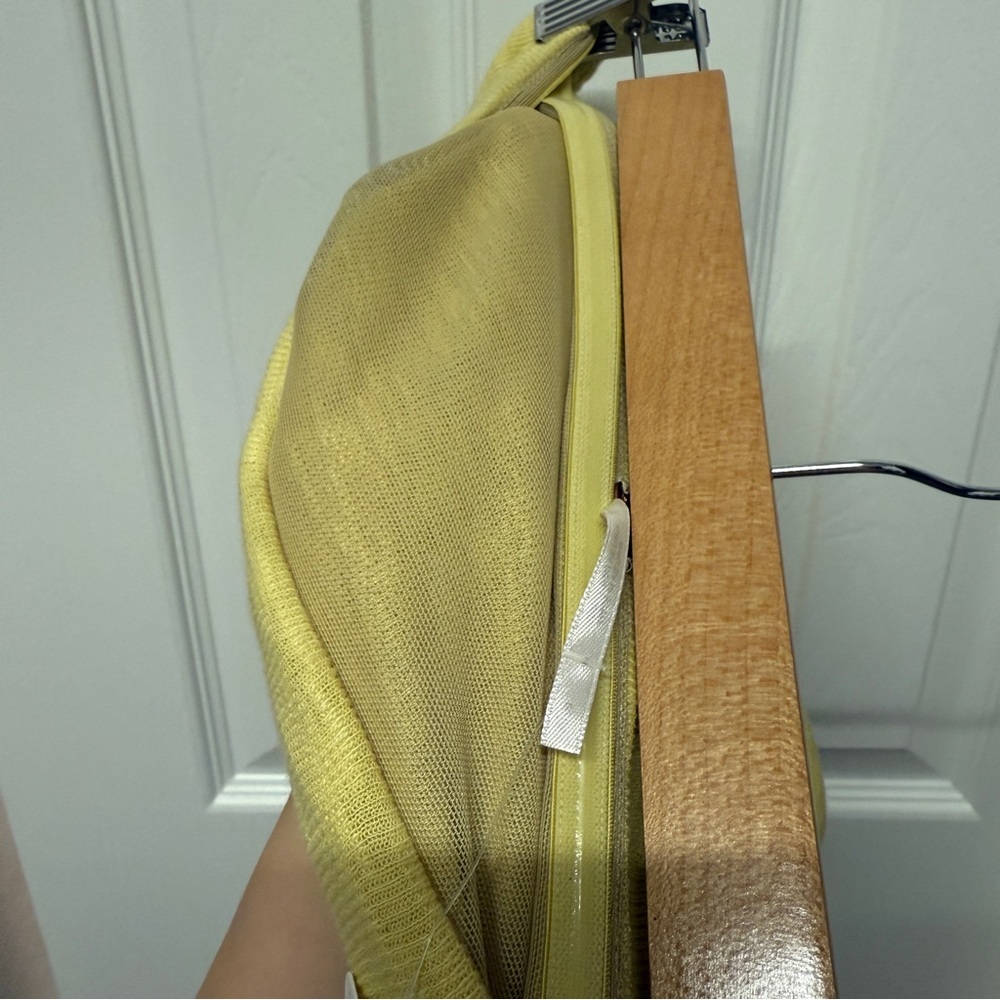 Free People| NWT Women’s Boulevard Ruched Yellow Tube Top in Size Small - Picture 10 of 12
